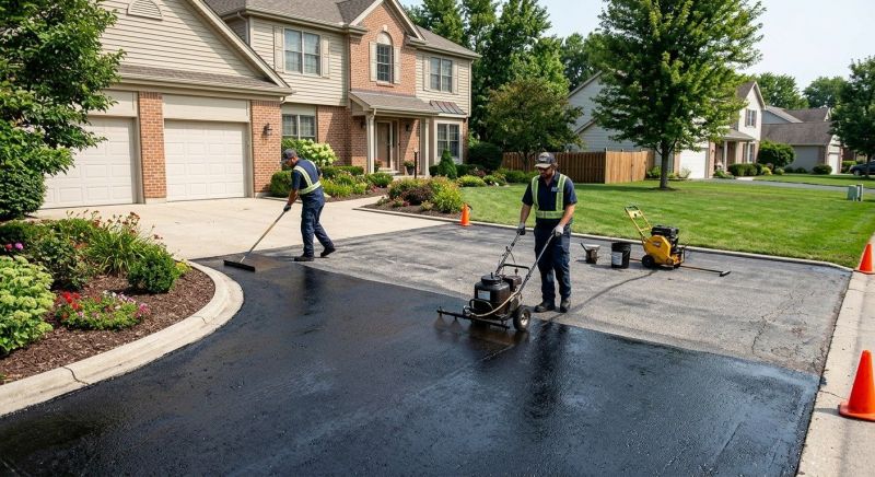 Asphalt Recoating in Greenville, SC